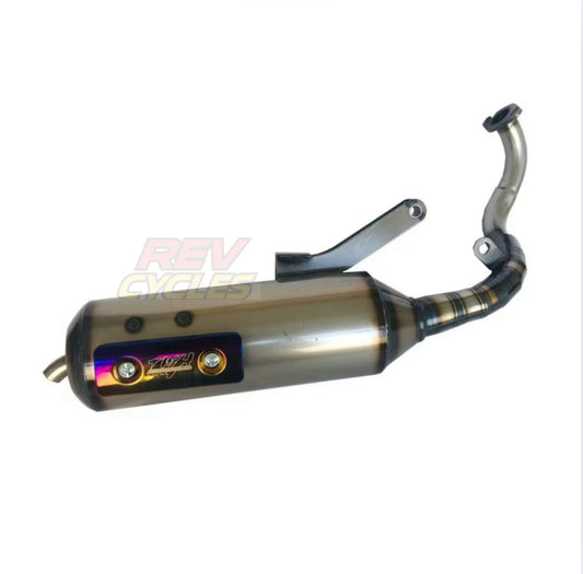 Chrome ZX Expansion Exhaust – For 2-Stroke Dio